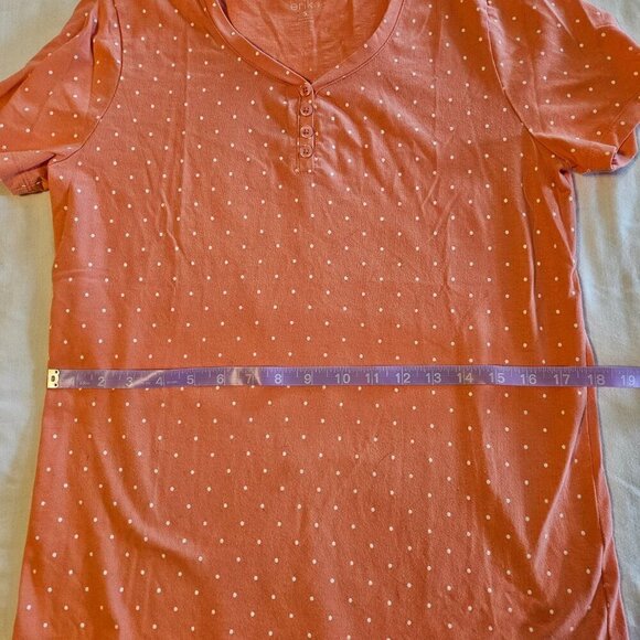 Polka Dot Orange Top - Picture 3 of 6